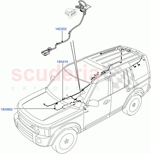 Part Diagram for Land Rover LR015890
