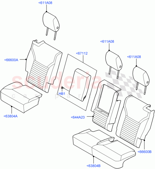 Part Diagram for Land Rover LR080654