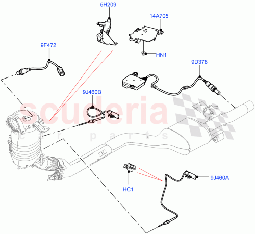 Part Diagram for Land Rover LR104385