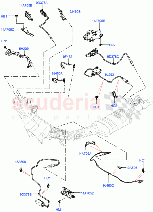 Part Diagram for Land Rover LR131451