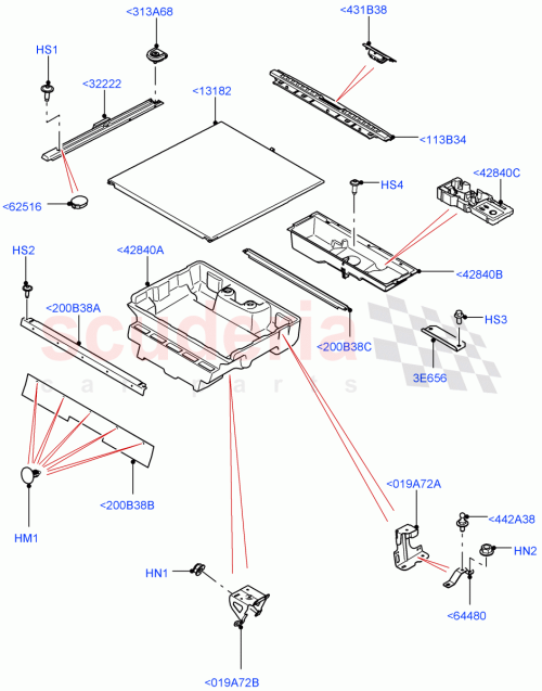 Part Diagram for Land Rover LR082834