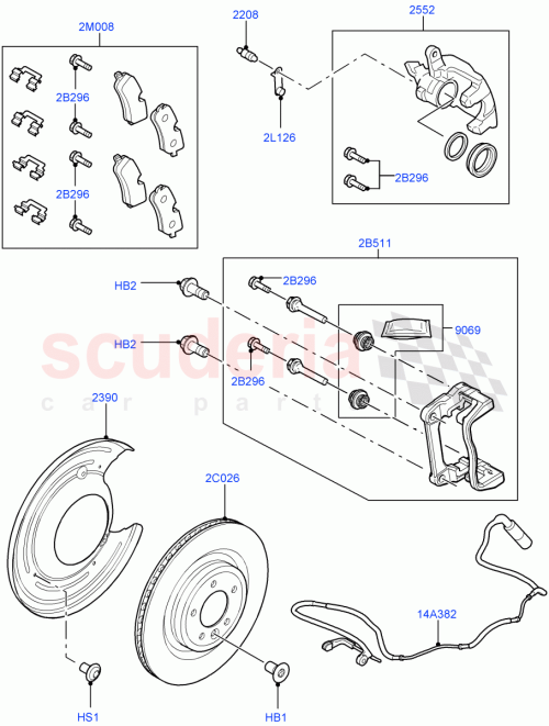 Part Diagram for Land Rover LR036571