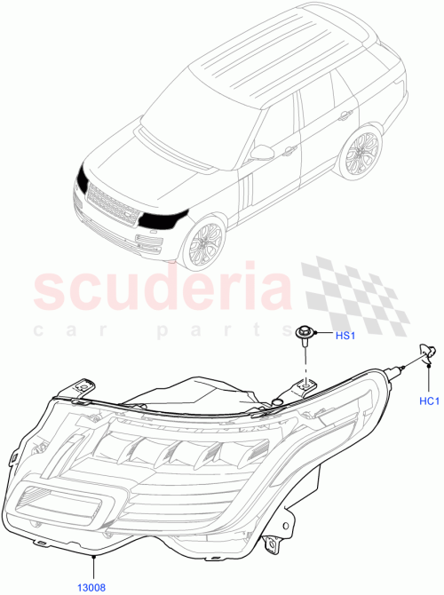 Part Diagram for Land Rover LR116093