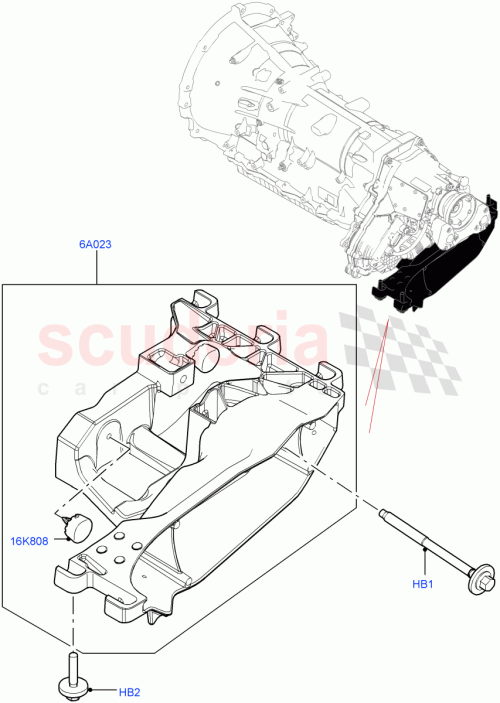Part Diagram for Land Rover LR090491
