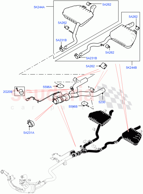 Part Diagram for Land Rover LR092861