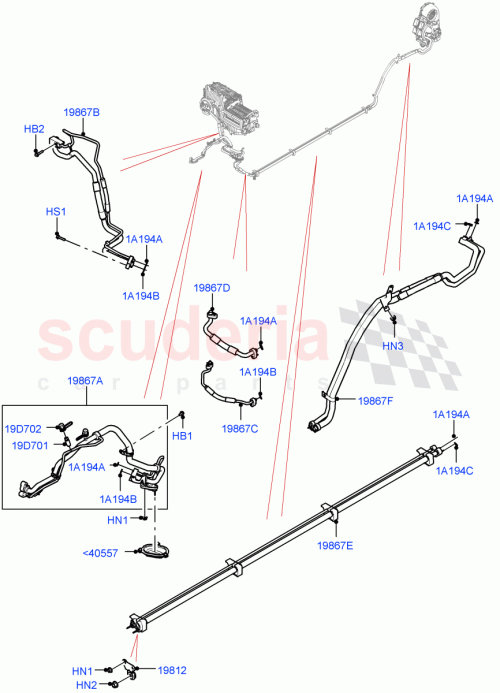 Part Diagram for Land Rover LR122305