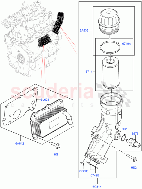 Part Diagram for Land Rover LR134531