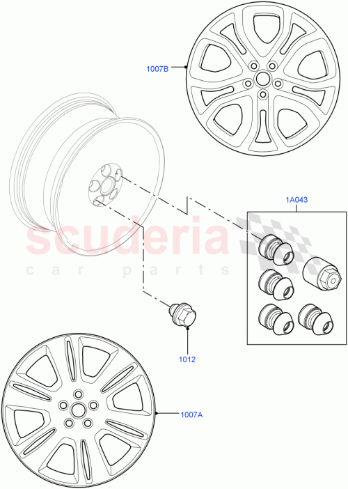 Part Diagram for Land Rover VPLCW0104