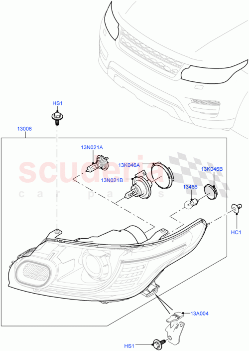 Part Diagram for Land Rover LR054708