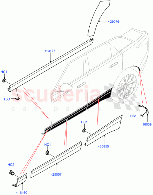 Part Diagram for Land Rover LR136958