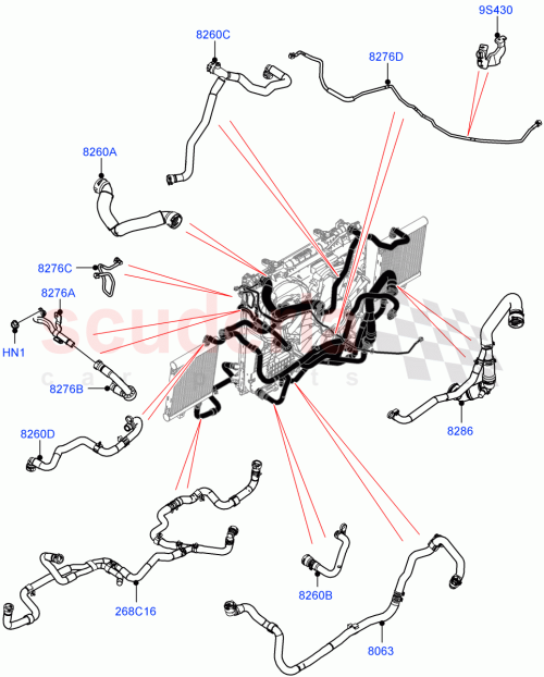 Part Diagram for Land Rover LR146752