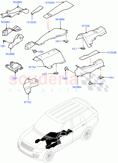 Part Diagram for Land Rover LR112553