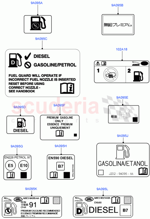 Part Diagram for Land Rover LR148834