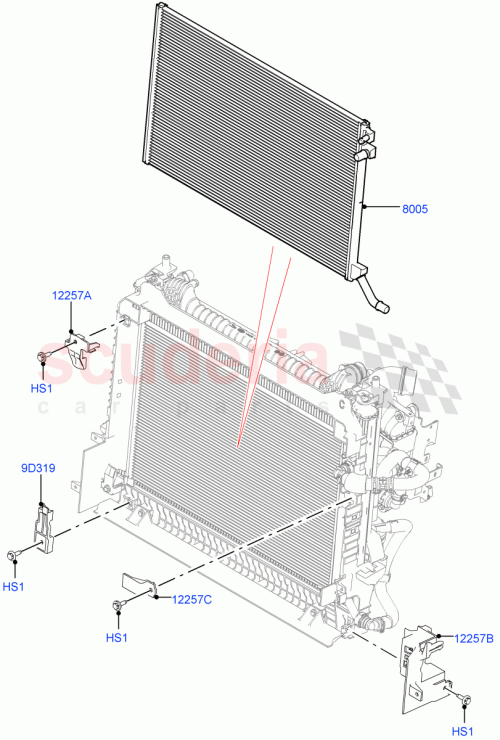 Part Diagram for Land Rover LR128701