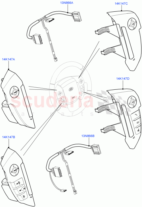 Part Diagram for Land Rover LR050955